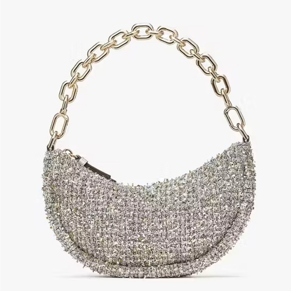 Kate Spade Smile Tweed Small Crossbody - Picture 1 of 5